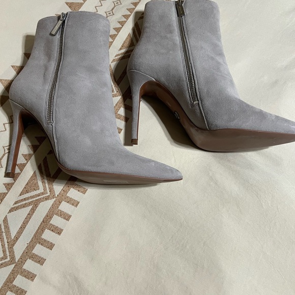 Michael Kors Gray Heeled Boots - Picture 1 of 5